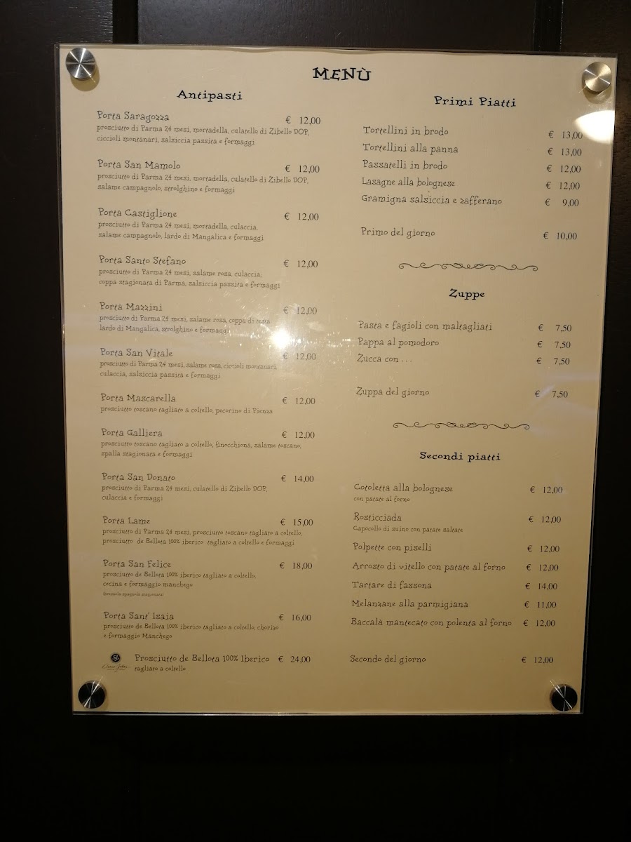 Osteria Santa Caterina Photo Menu 10