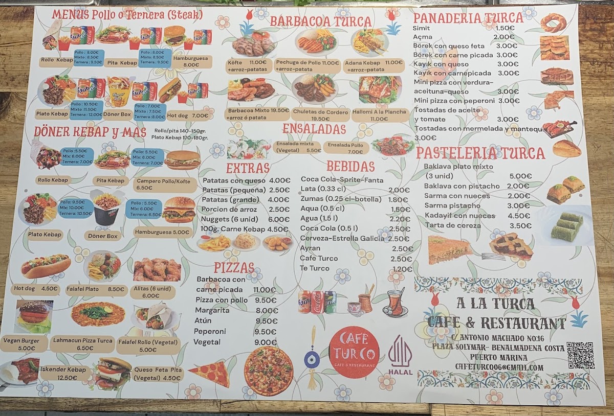 A La Turca Restaurant Photo Menu 1