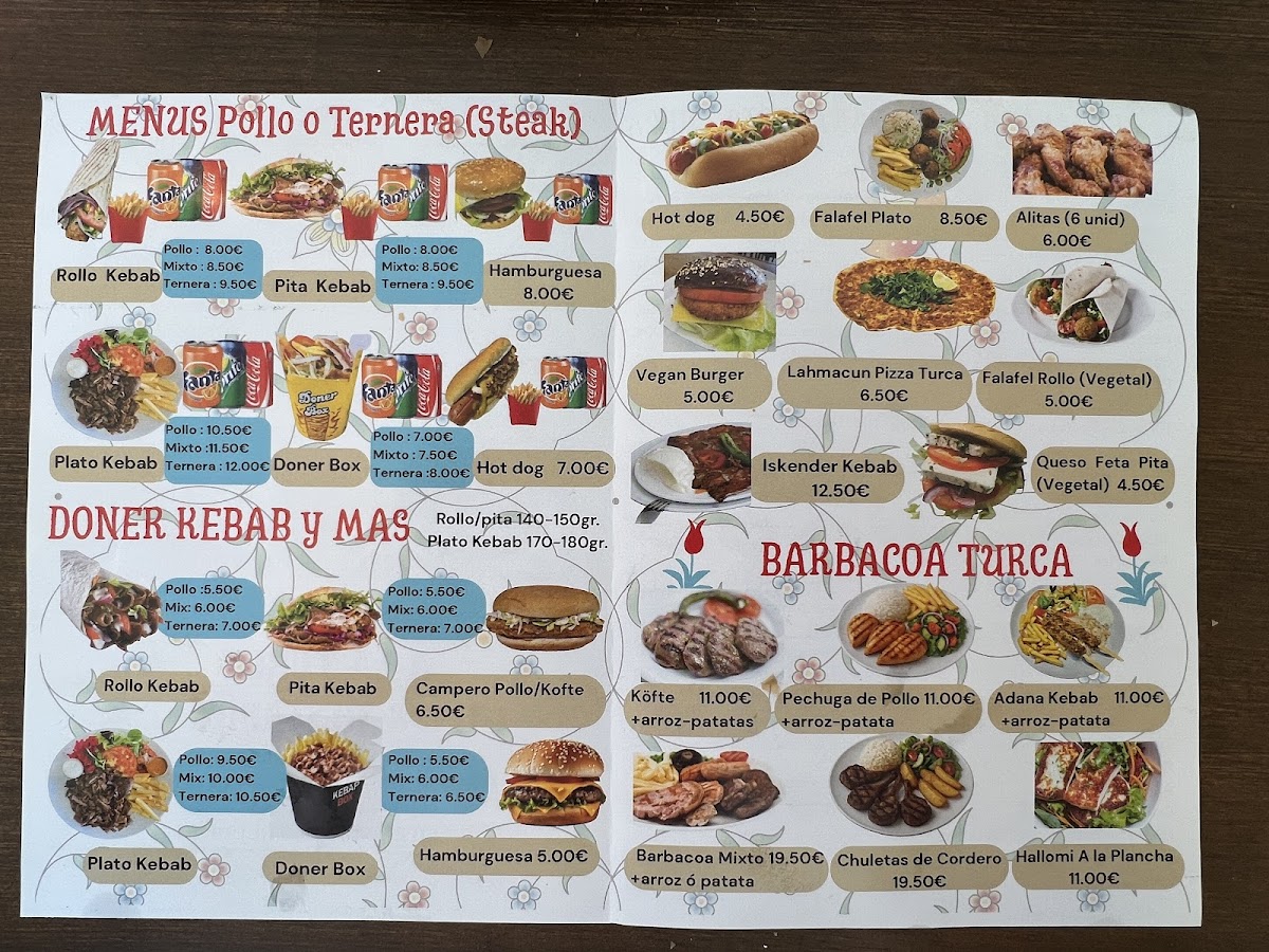 A La Turca Restaurant Photo Menu 9