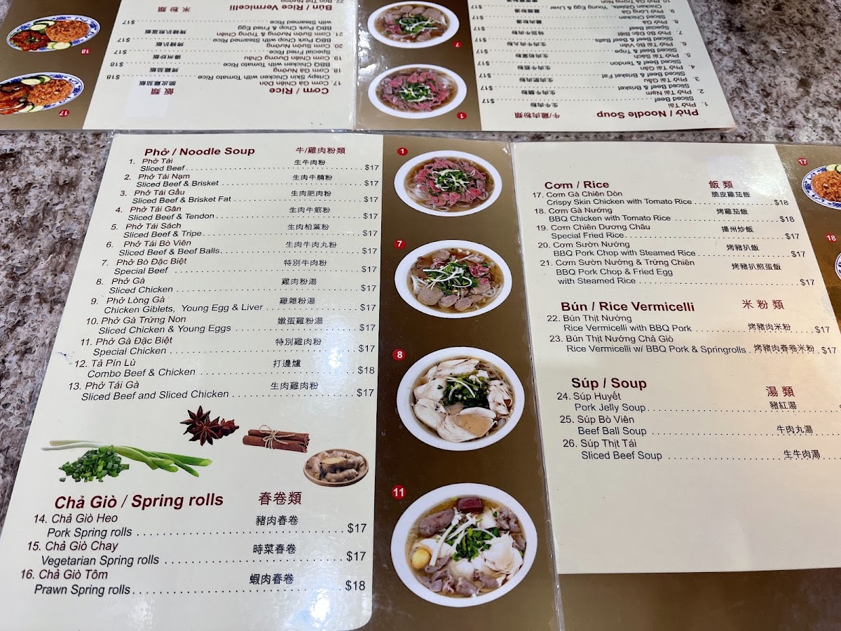 Pho Kim Long Photo Menu 5