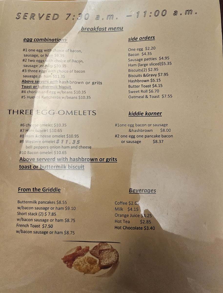 Steak House Restaurant Photo Menu 2