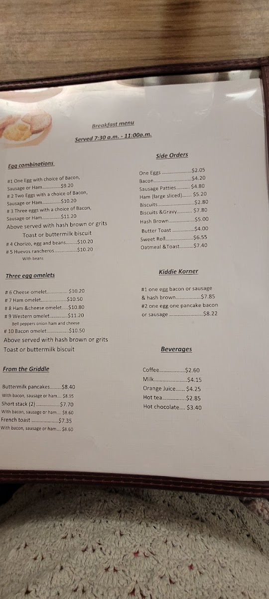Steak House Restaurant Photo Menu 4