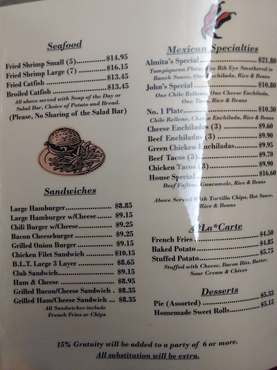 Steak House Restaurant Photo Menu 5