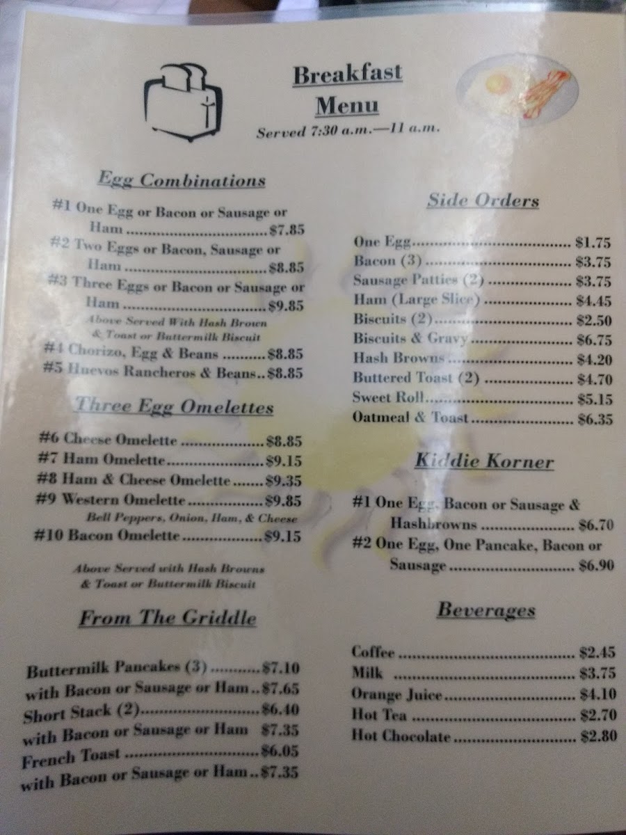 Steak House Restaurant Photo Menu 6
