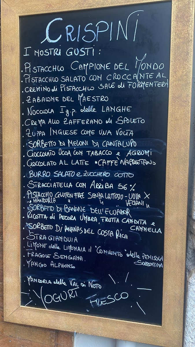 Gelateria Crispini Photo Menu 1