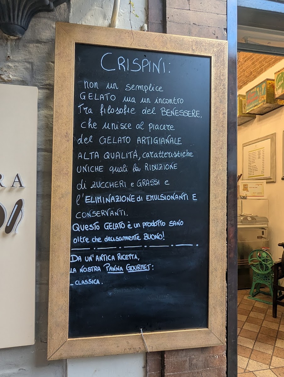 Gelateria Crispini Photo Menu 2