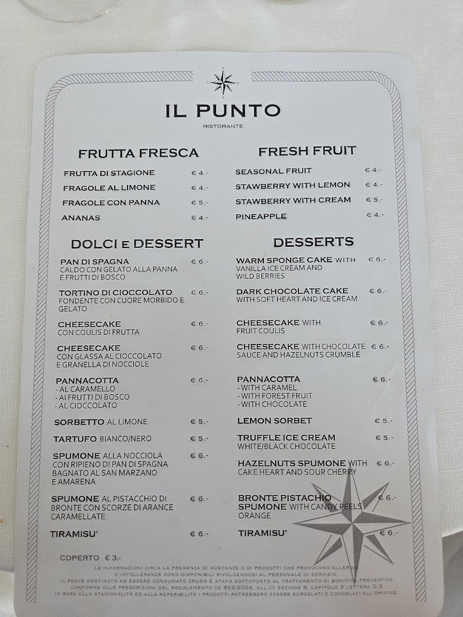 Il Punto Photo Menu 1