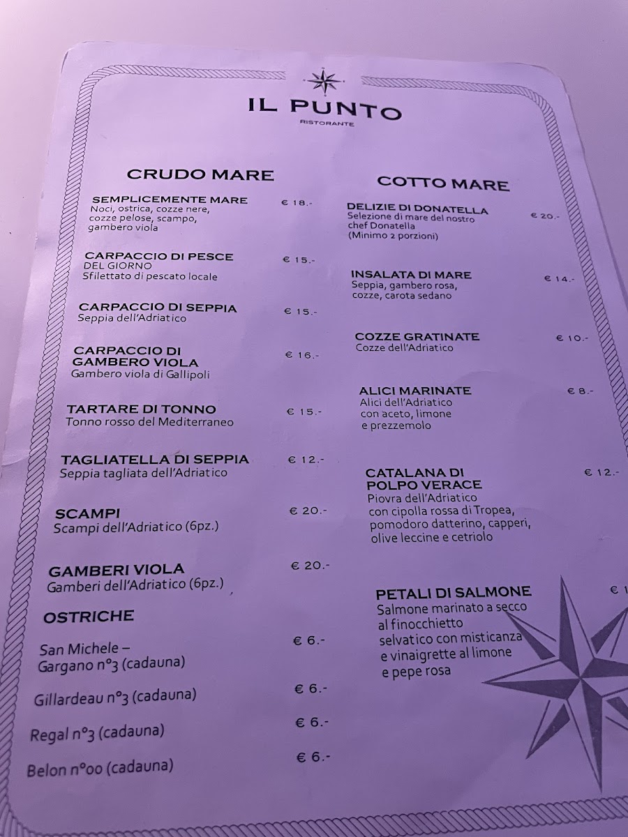 Il Punto Photo Menu 2