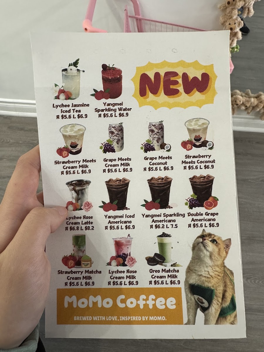 Momo Coffee Photo Menu 3