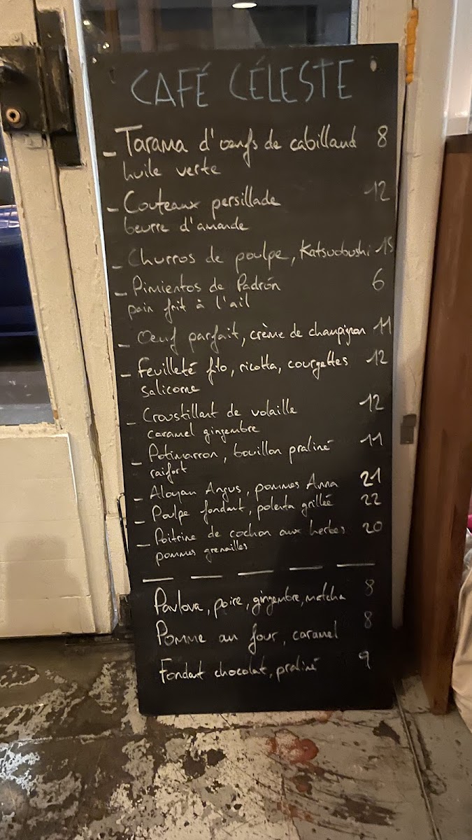 Café Céleste Photo Menu 7