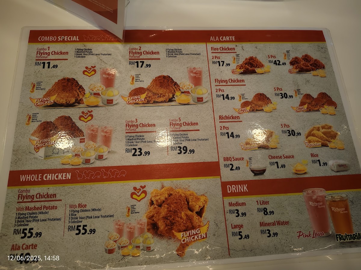 Richeese Factory (Cengal Business Centre) Photo Menu 5