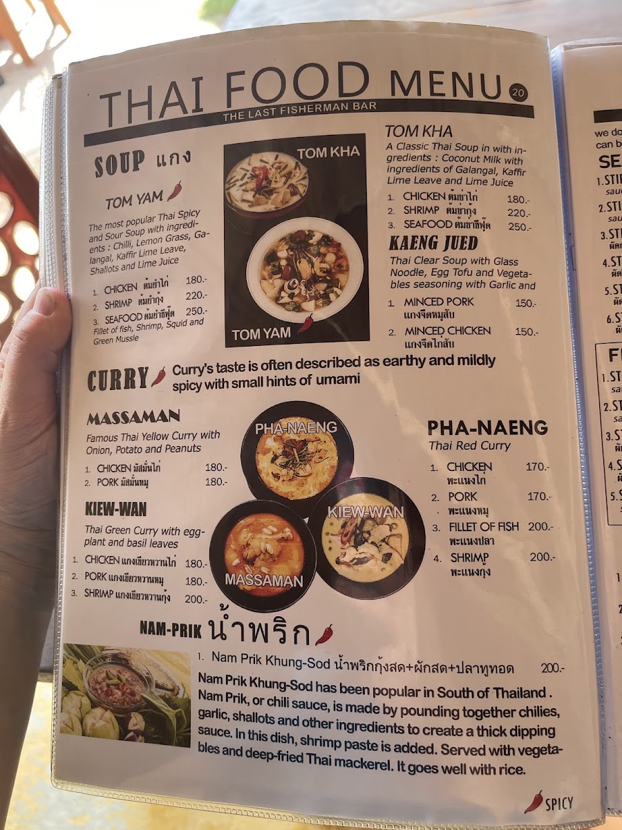 The Last Fisherman Bar Photo Menu 5