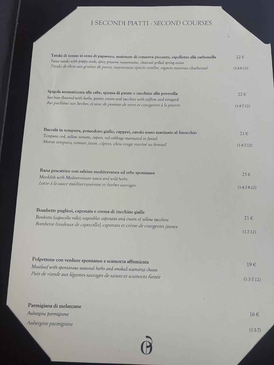 Il Tomolo - Ristorante - Borgo Mulino a Vento Photo Menu 1