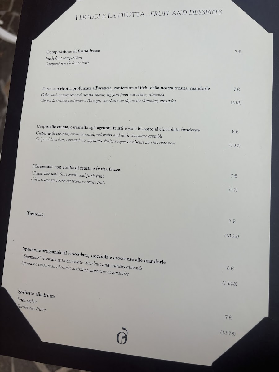 Il Tomolo - Ristorante - Borgo Mulino a Vento Photo Menu 3