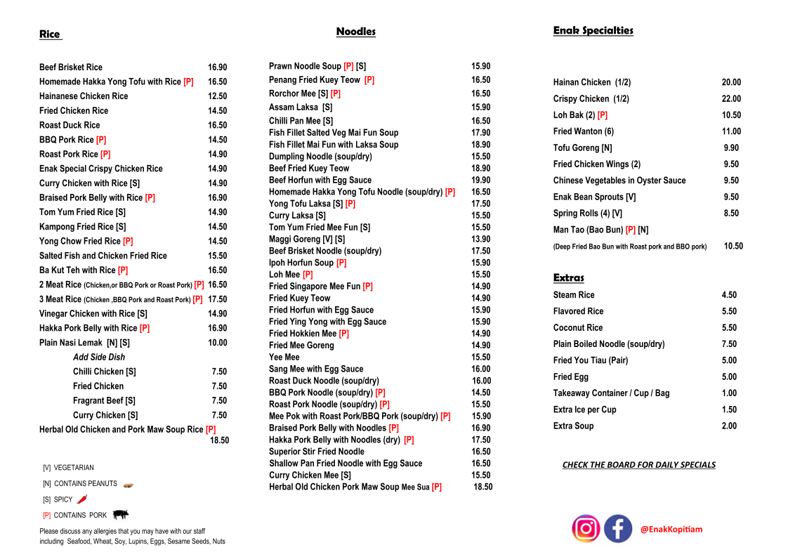 Enak Kopitiam Photo Menu 6