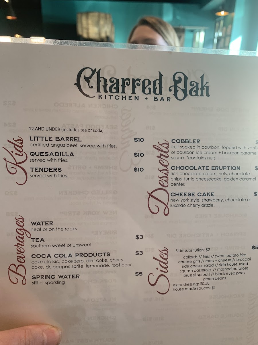 Charred Oak Kitchen + Bar Photo Menu 7