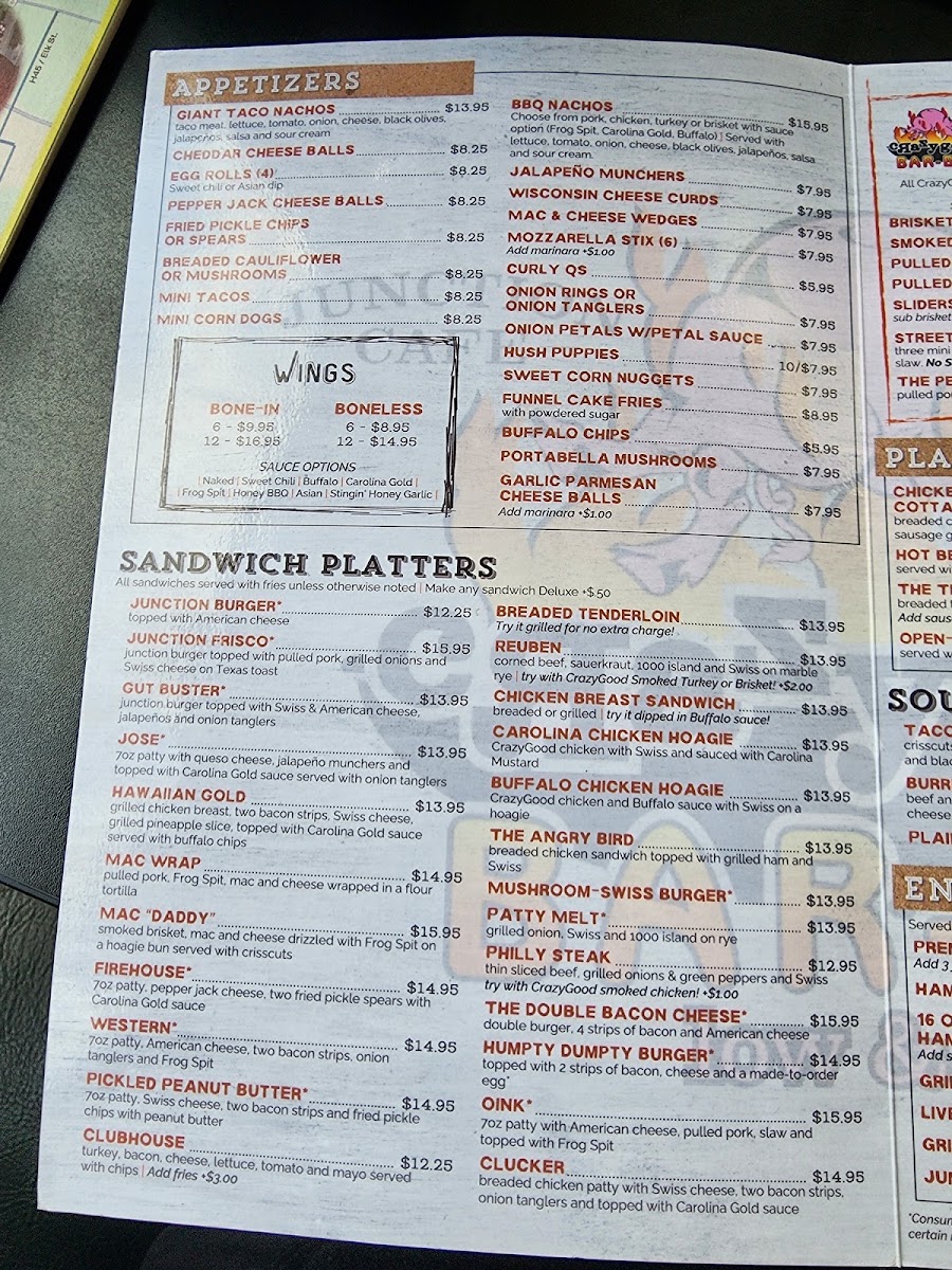 Junction Cafe Photo Menu 3