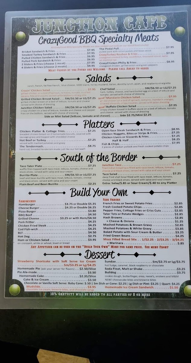 Junction Cafe Photo Menu 9