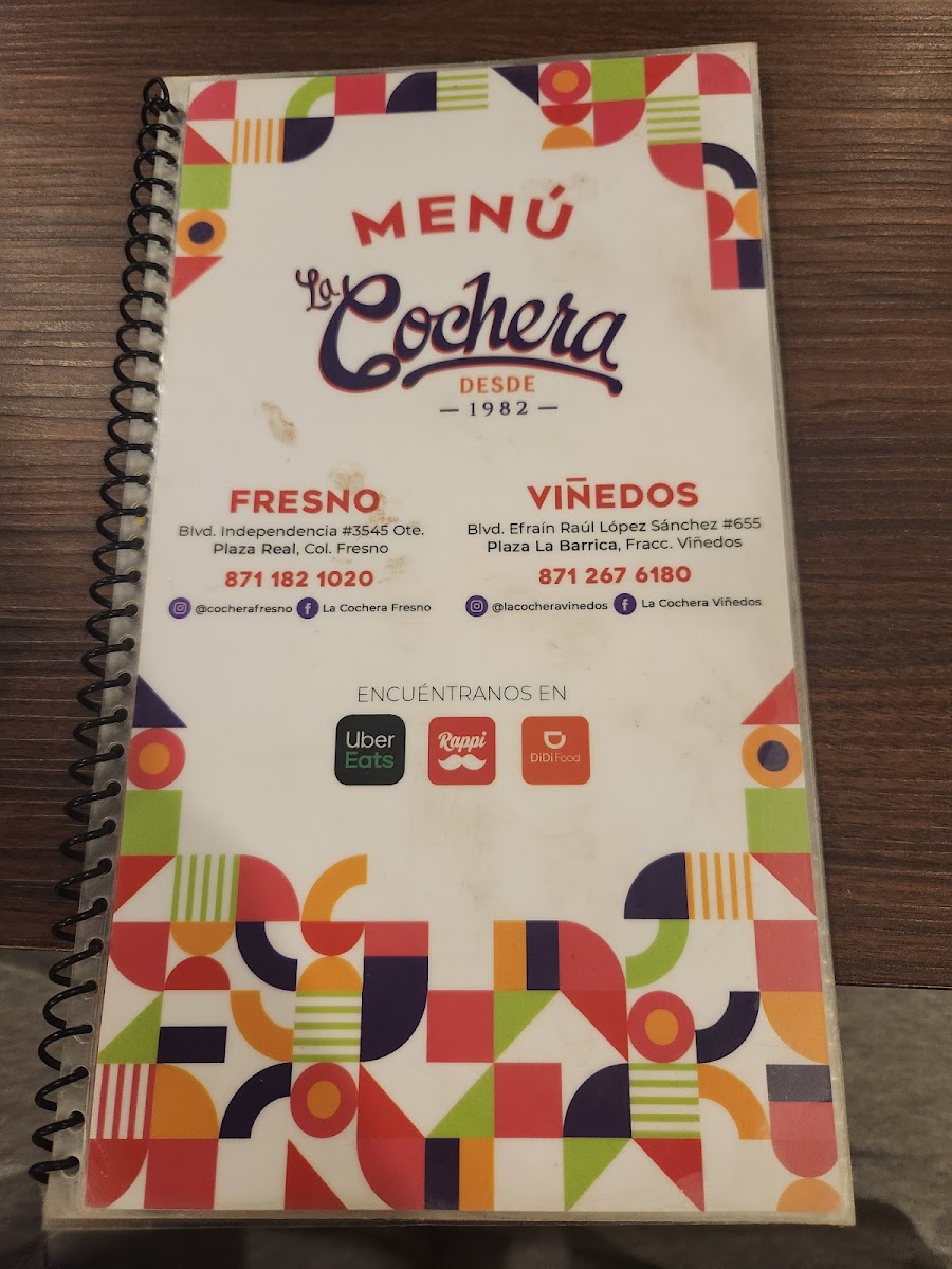 La Cochera El Fresno Photo Menu 10