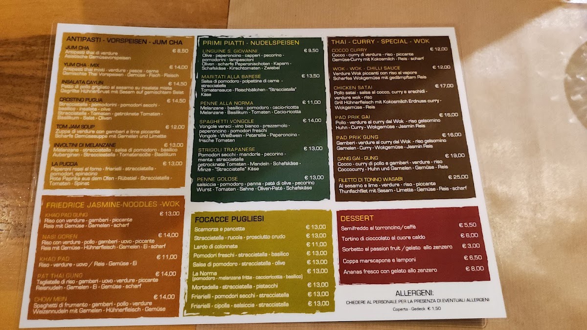 Ristorante Zenzero Photo Menu 1