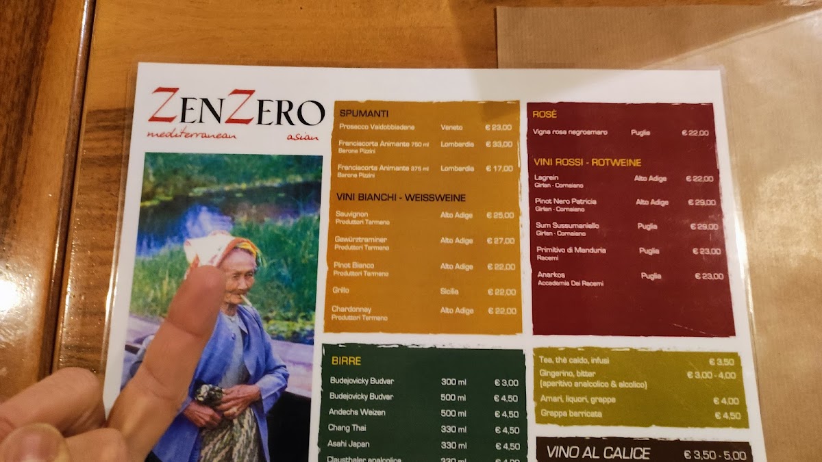 Ristorante Zenzero Photo Menu 2