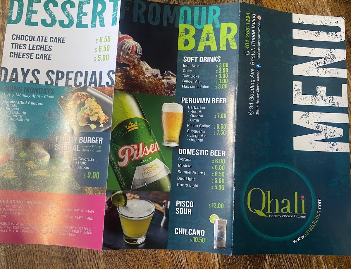 QHALI Photo Menu 6