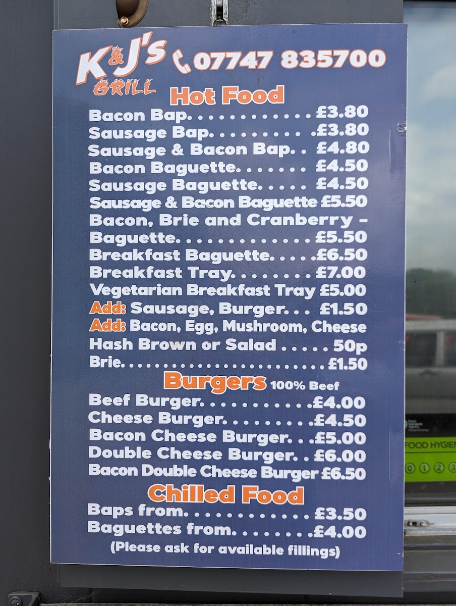 K&J's Grill Photo Menu 3