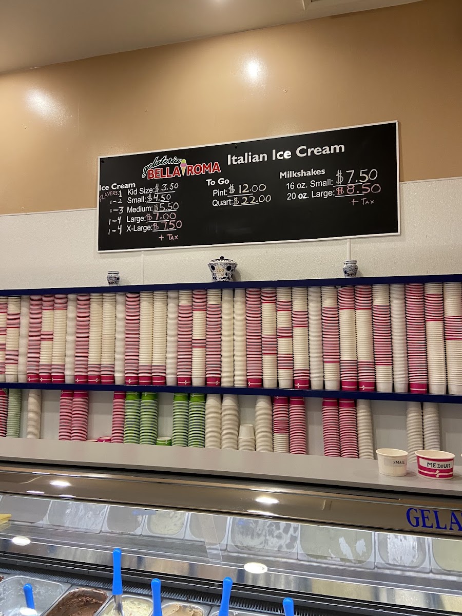 Gelateria Bella Roma Photo Menu 10