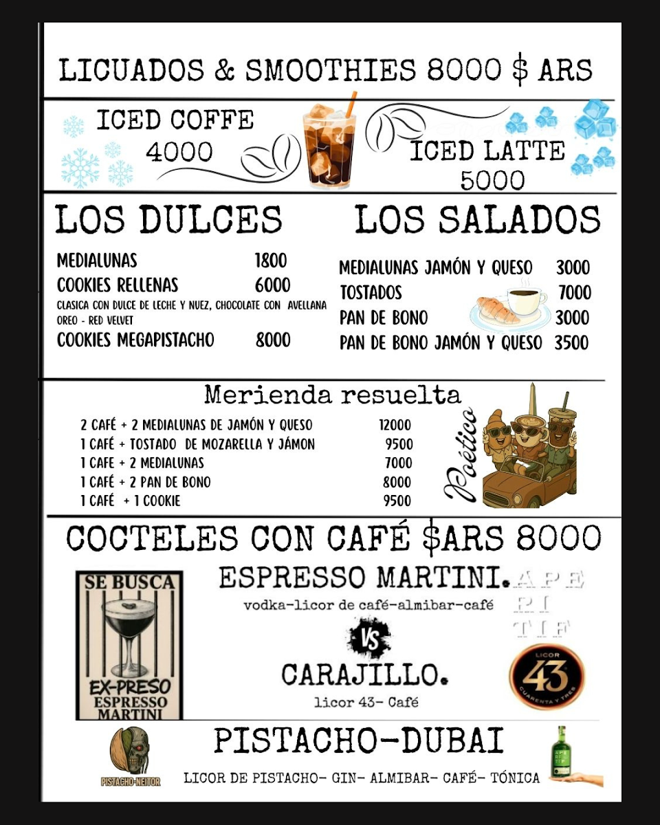 Poeta Café Photo Menu 1