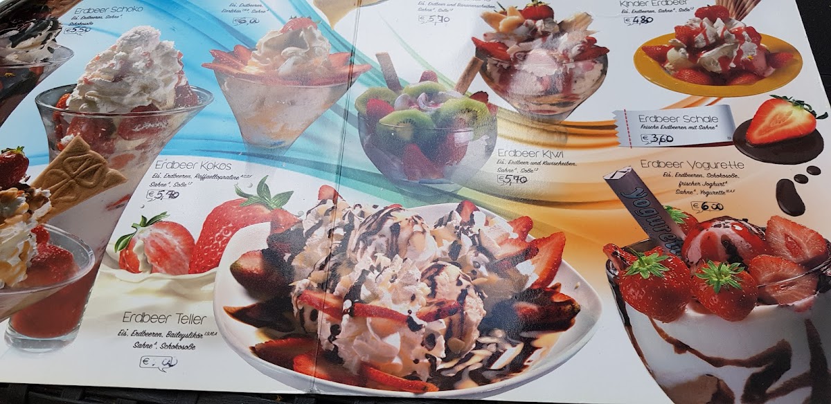 Eiscafe La Gondola Photo Menu 1