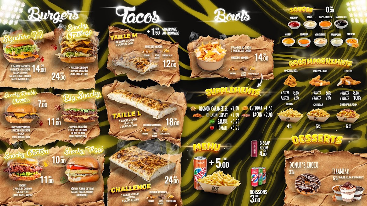33 Snack Photo Menu 1