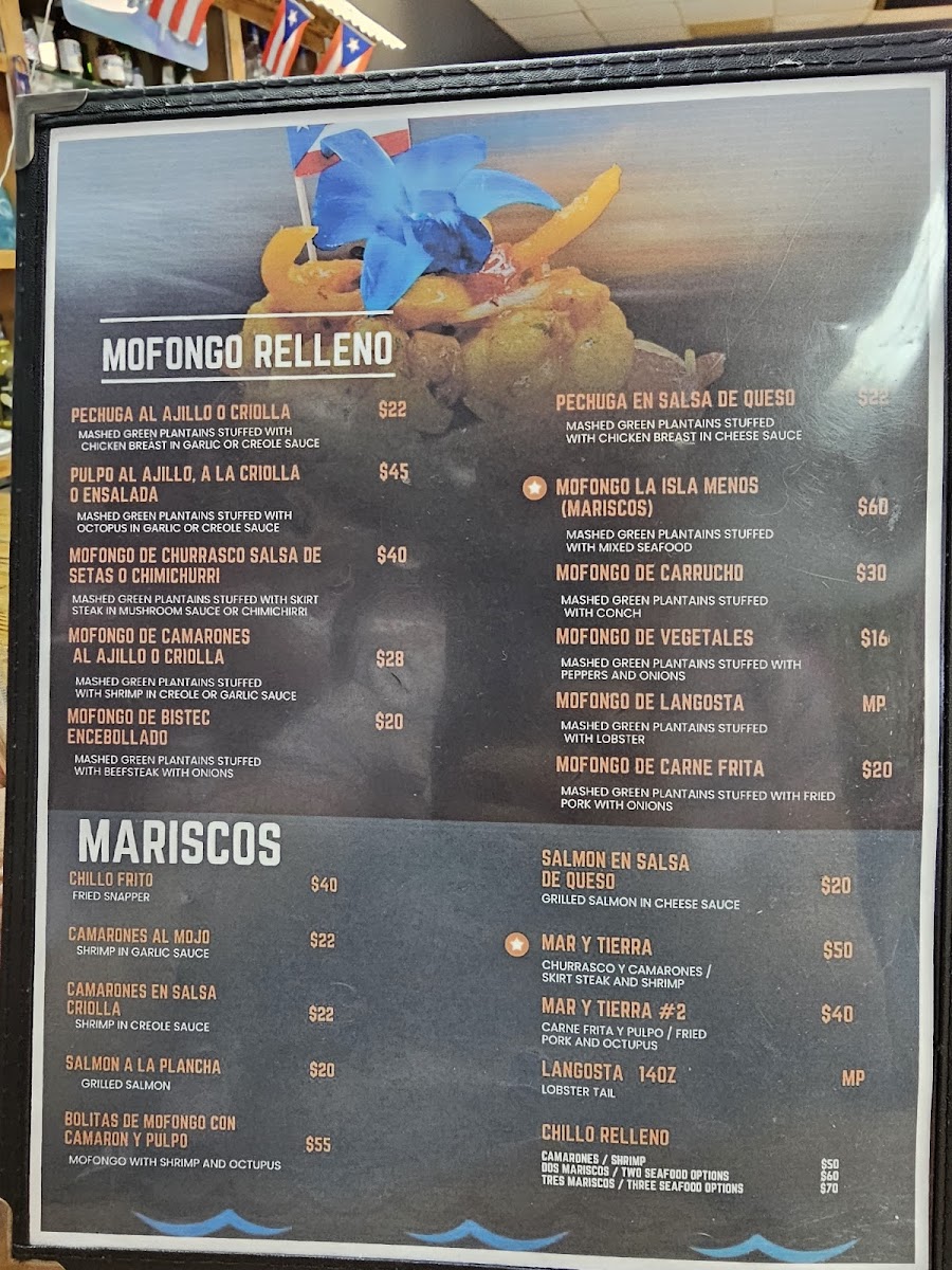 La Isla Menos Restaurant Photo Menu 2