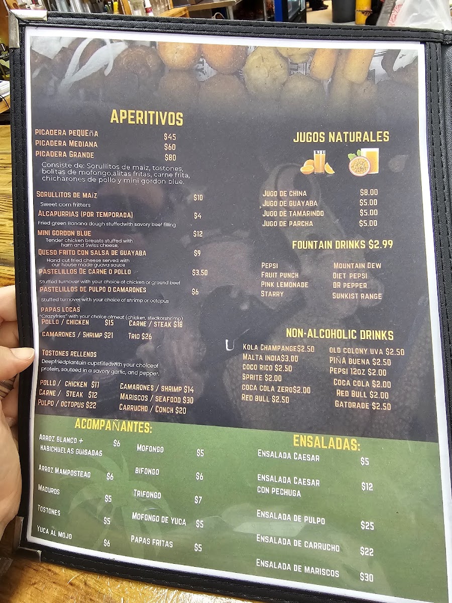 La Isla Menos Restaurant Photo Menu 3