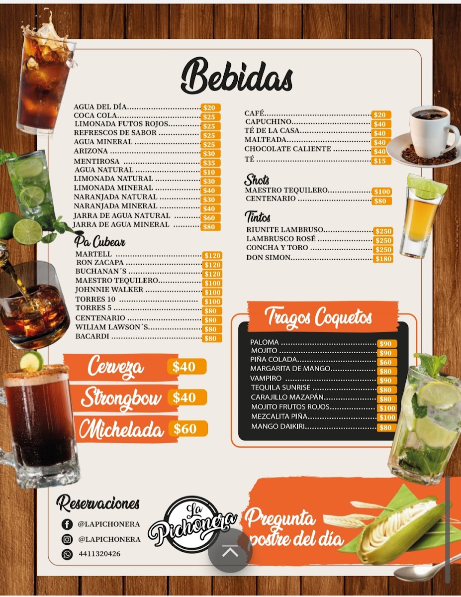 La Pichonera - Restaurante Photo Menu 1