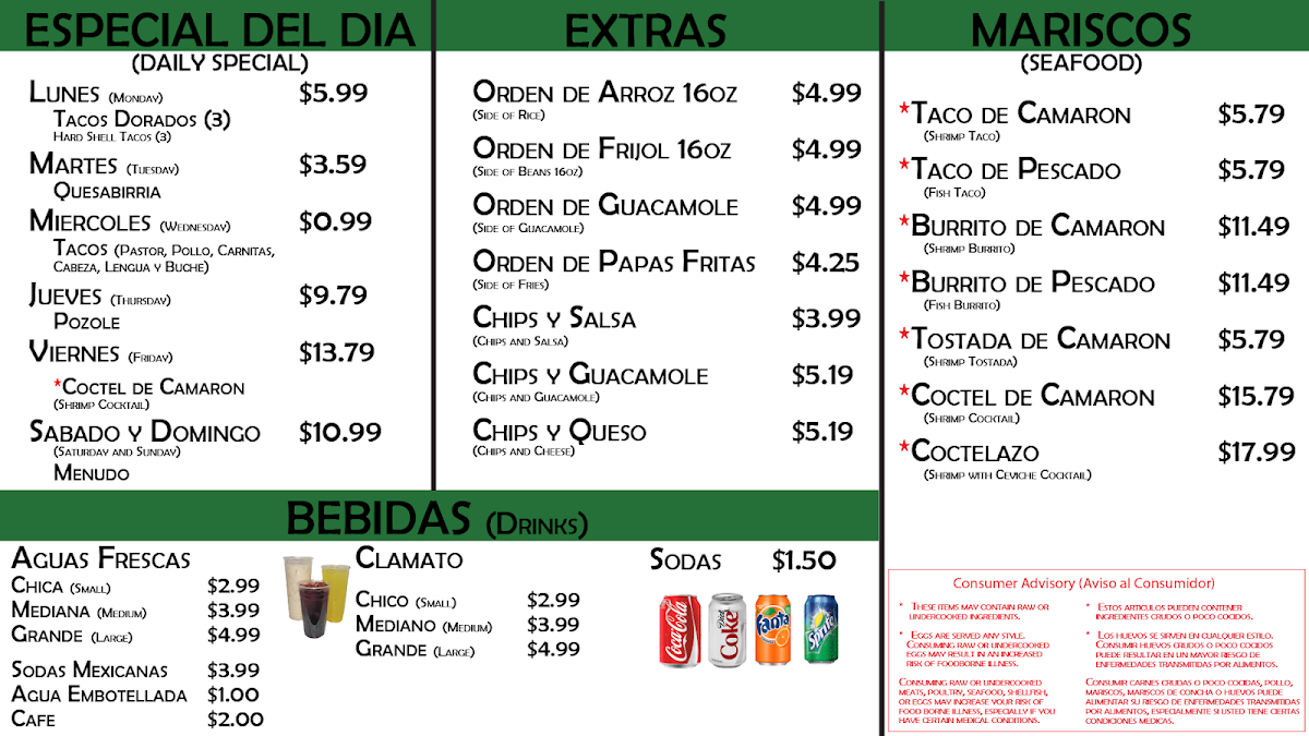 Taco Mich Photo Menu 1