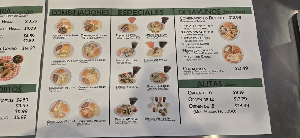 Taco Mich Photo Menu 5