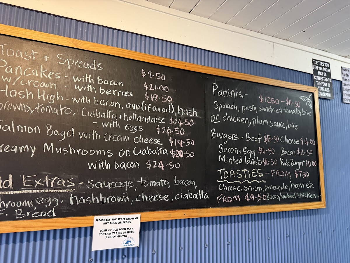 Out Of The Blue Cafe Photo Menu 3