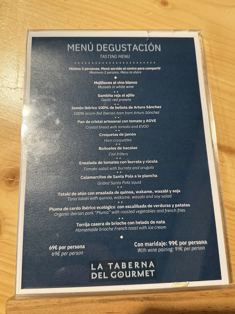 La Taberna del Gourmet Photo Menu 5