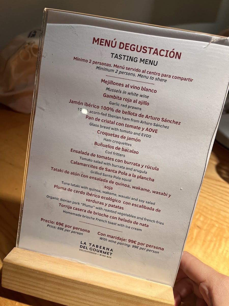 La Taberna del Gourmet Photo Menu 6