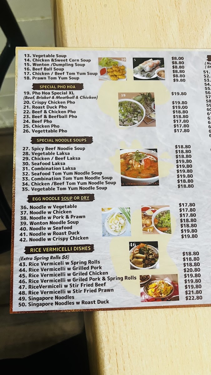 Pho Hoa 2 Photo Menu 8