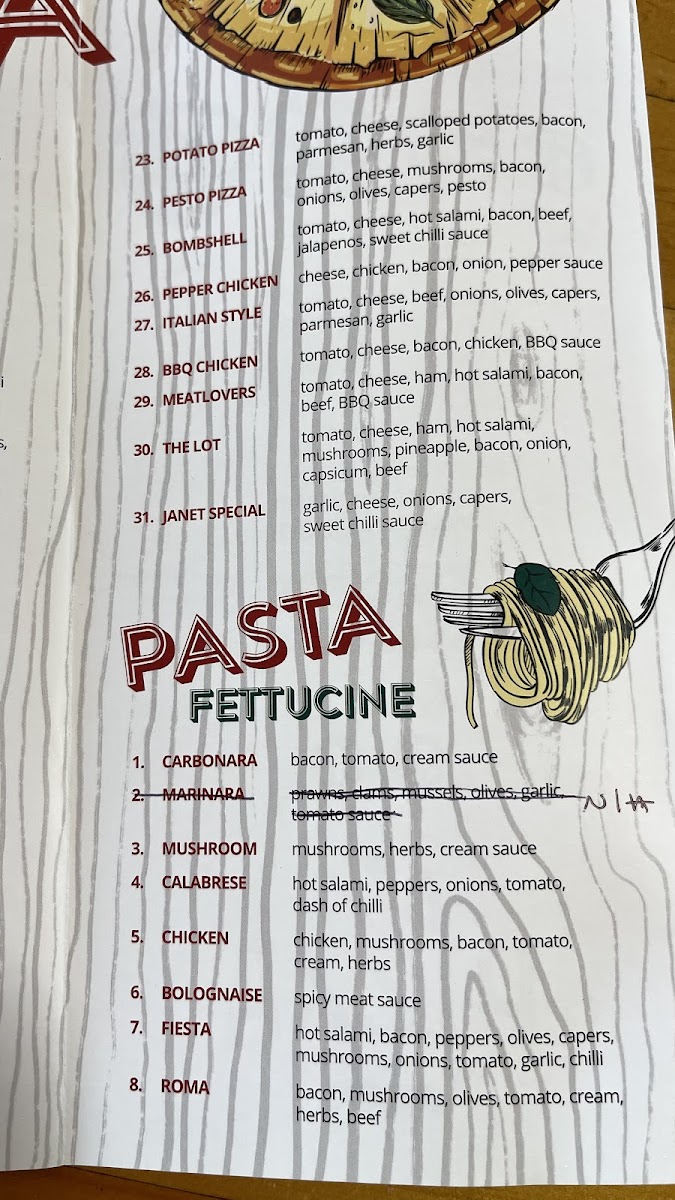Fiesta Pizza Photo Menu 2