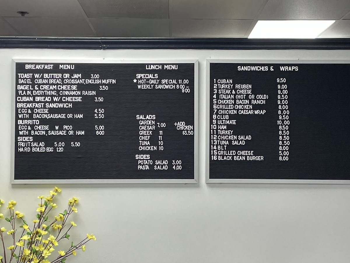 Rocsi's Cafe Photo Menu 1