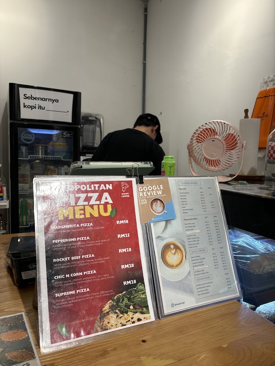 KOUP! Coffee Photo Menu 3