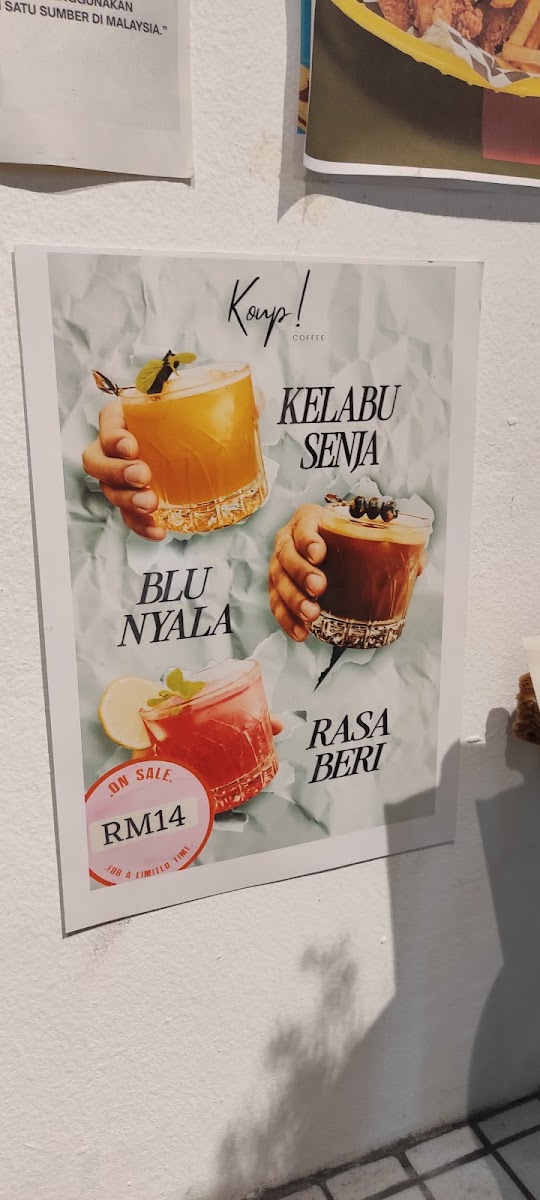 KOUP! Coffee Photo Menu 6