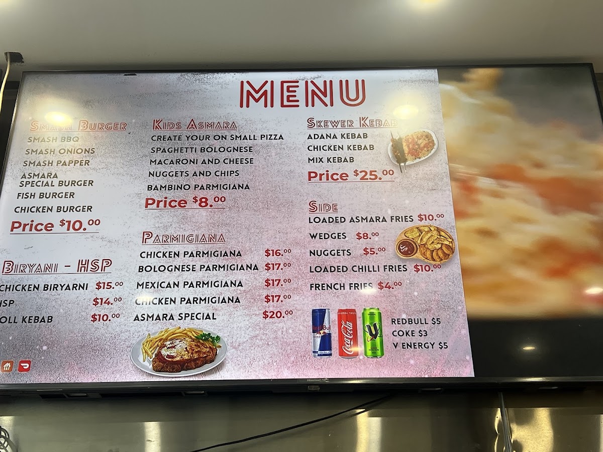 Asmara Food Paradise Photo Menu 3