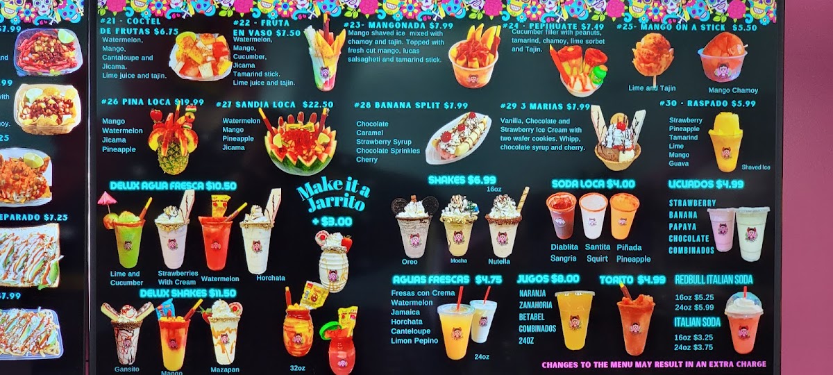 Las Fridas Photo Menu 10