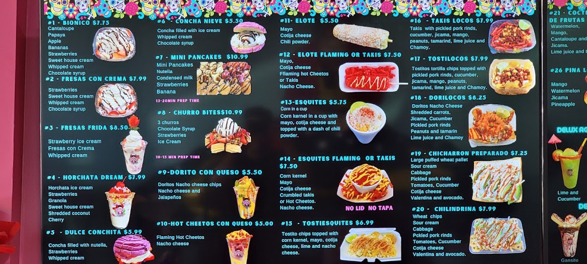 Las Fridas Photo Menu 9