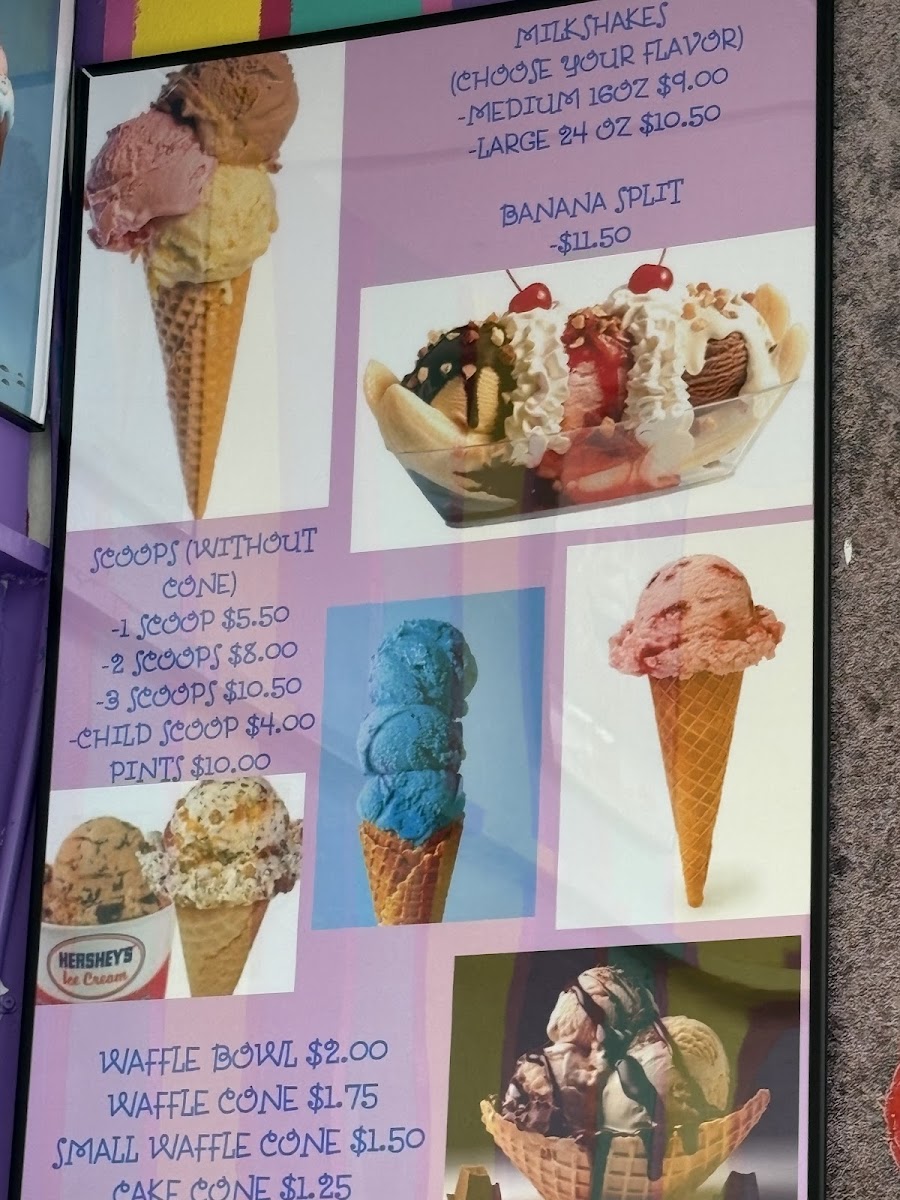 Ice Cream Laboratory 777 Photo Menu 4