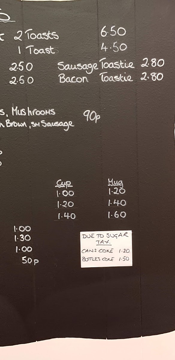 Davies' Chippy Photo Menu 2