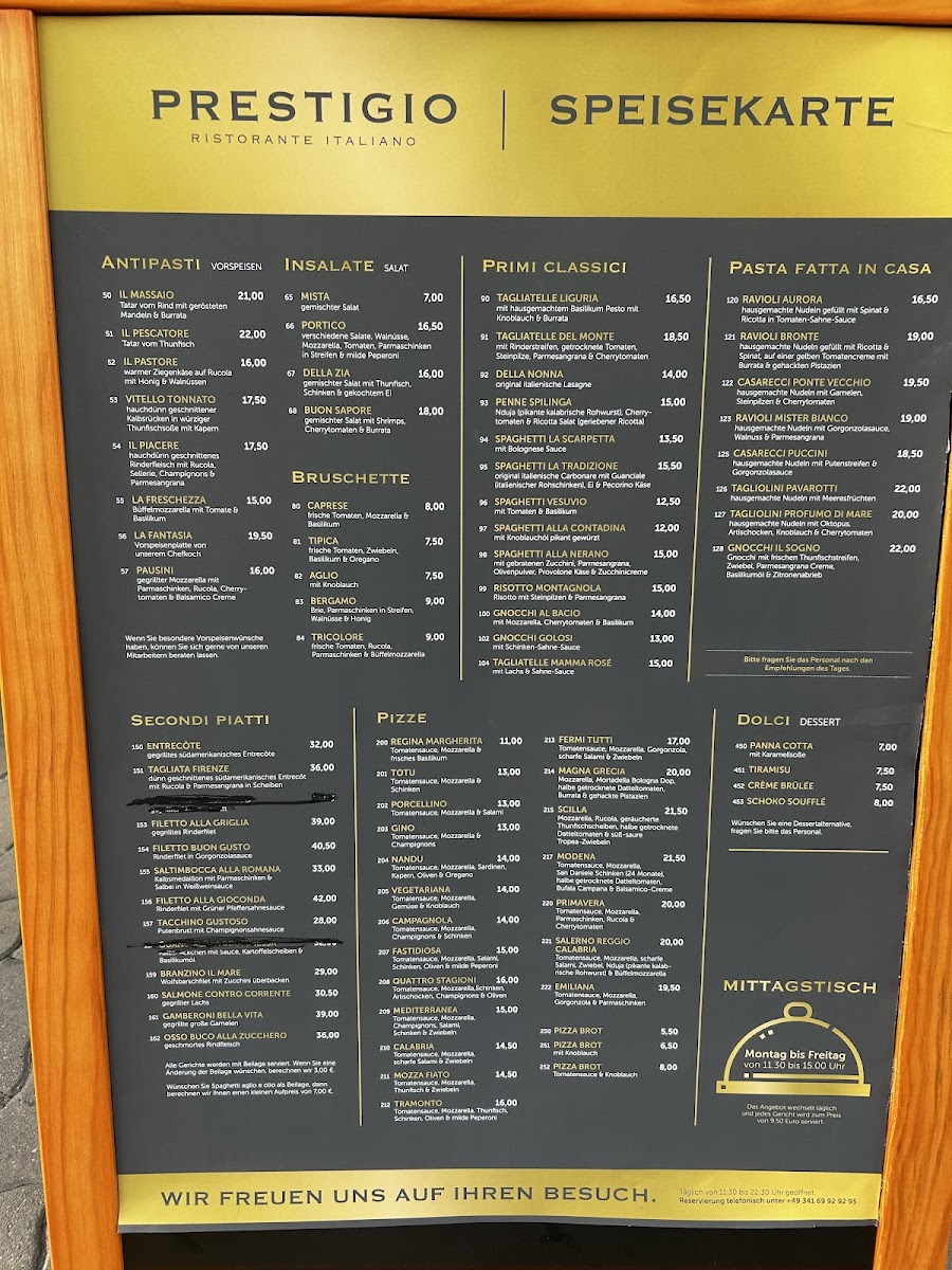 Ristorante Prestigio Photo Menu 1